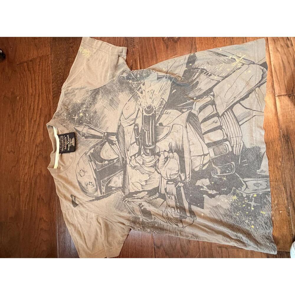 Boba Fett Star Wars AOP Marc Ecko Shirt Mens Size Medium